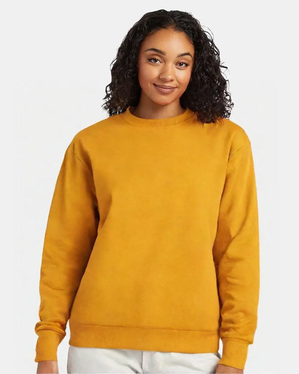 Hanes Unisex EcoSmart Fleece Crewneck Sweatshirt For Casual Wear